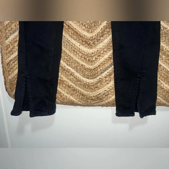 Pistola Women's Teagan High Waist Slit
Cuff Slim Leg Black Jeans,Size 28 - Picture 2 of 10